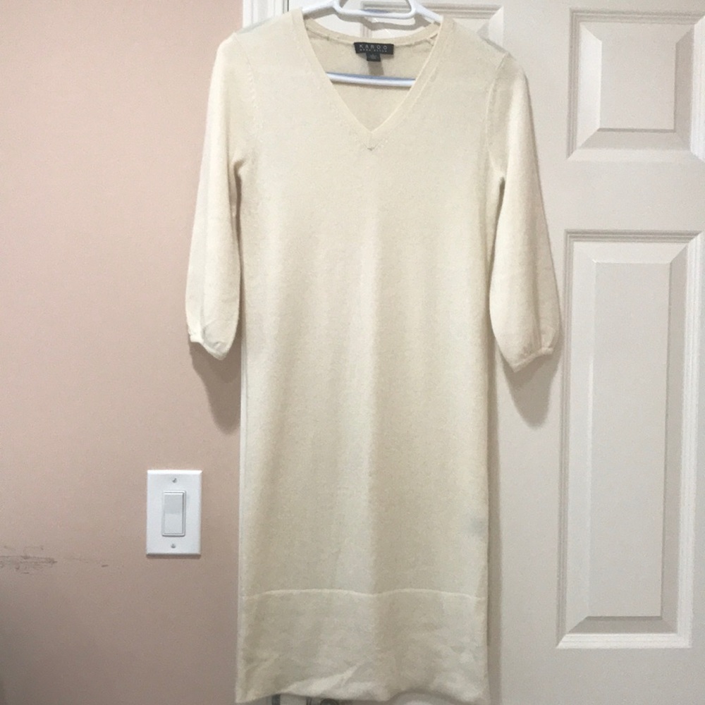 Cashmere sweater dress